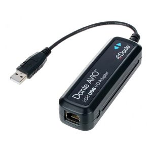 Dante AVIO adapter for USB-A devices.