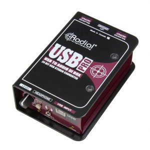 Radial USB Pro - Stereo USB sound card to analog XLR.